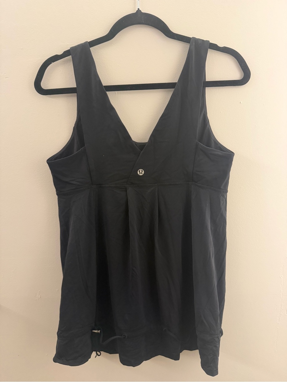 lululemon athletica Black Deep V Athletic Tank